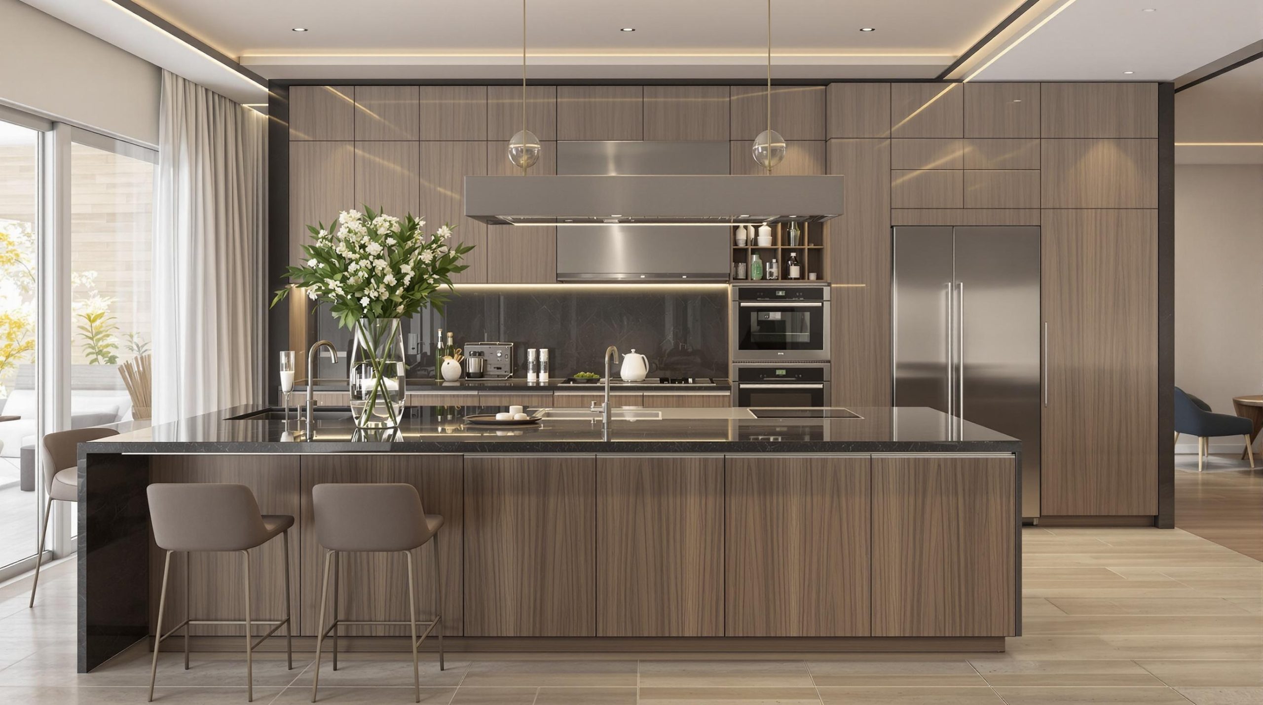Exemple de cuisine réalisée par un cuisiniste espagnol, Cuisine design moderne par un cuisiniste espagnol